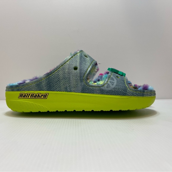Crocs x Half Baked Cozzzy Sandals Clogs Faux Fur Slides Unisex Women's 8 Men's 6 - Picture 15 of 16